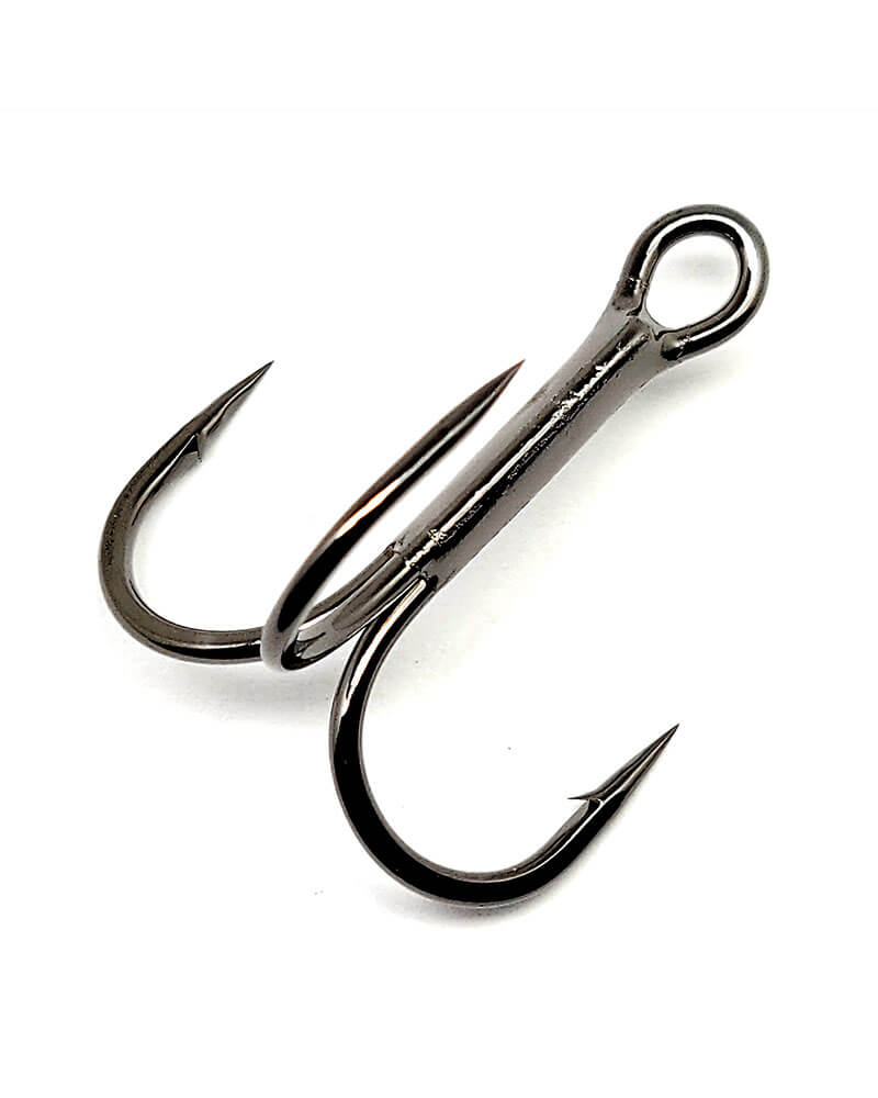 GAMAKATSU TREBLE HOOKS (ROUND BEND)  - SZ 10 - QTY 12