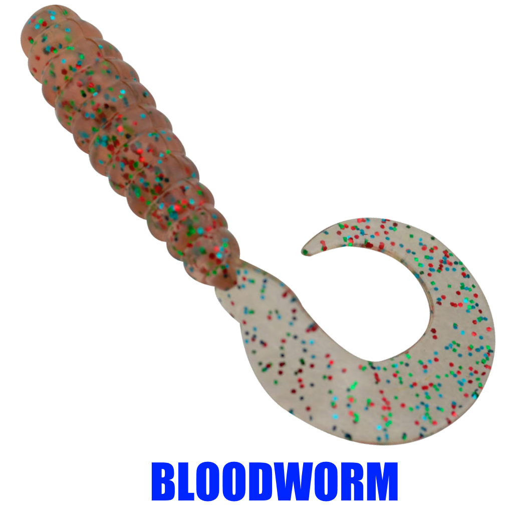 PRO LURE 60MM GRUBTAIL - BLOODWORM