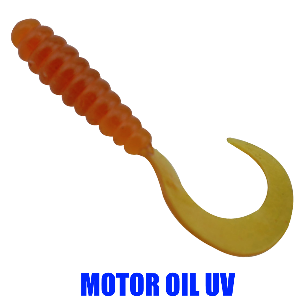 PRO LURE 60MM GRUBTAIL - MOTOR OIL UV