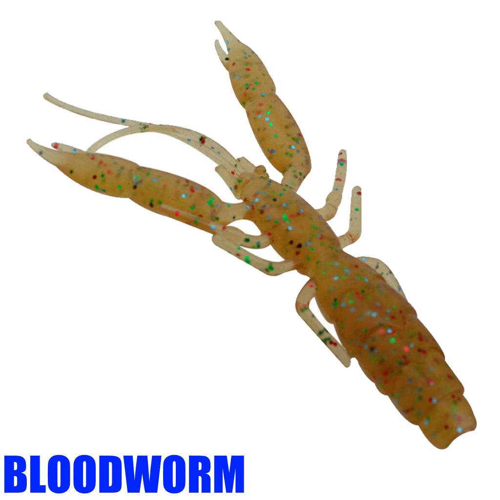 PRO LURE 60MM LIVE YABBIE - BLOODWORM