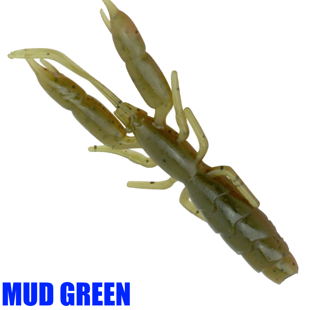 PRO LURE 60MM LIVE YABBIE - MUD GREEN