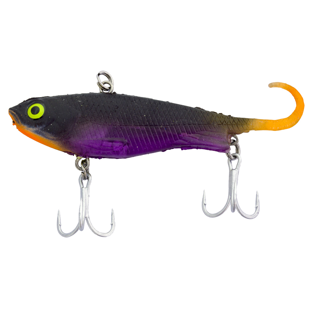 ZEREK FISH TRAP SOFT VIBE 65MM - BJ - BLACK JACK *IN STOCK*