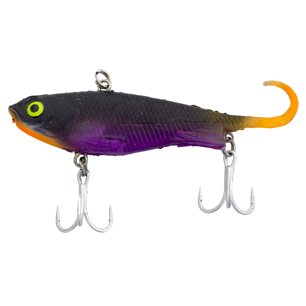 ZEREK FISH TRAP SOFT VIBE 95MM - BJ - BLACK JACK *IN STOCK*