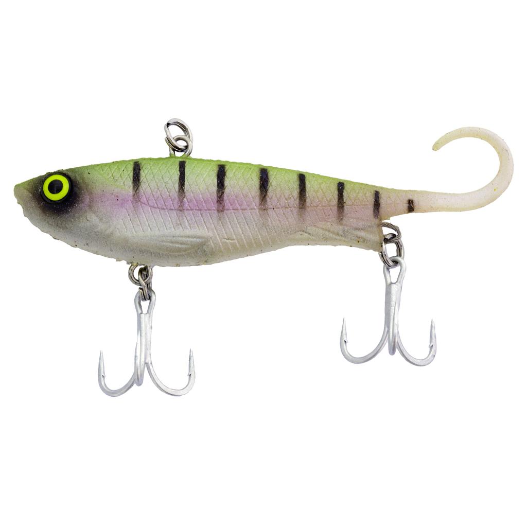 ZEREK FISH TRAP SOFT VIBE 95MM - RT - RAINBOW TIGER