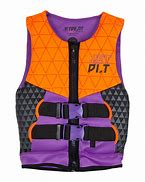  JETPILOT THE CAUSE F/E KIDS NEO VEST - ORANGE/PURPLE - 12-14