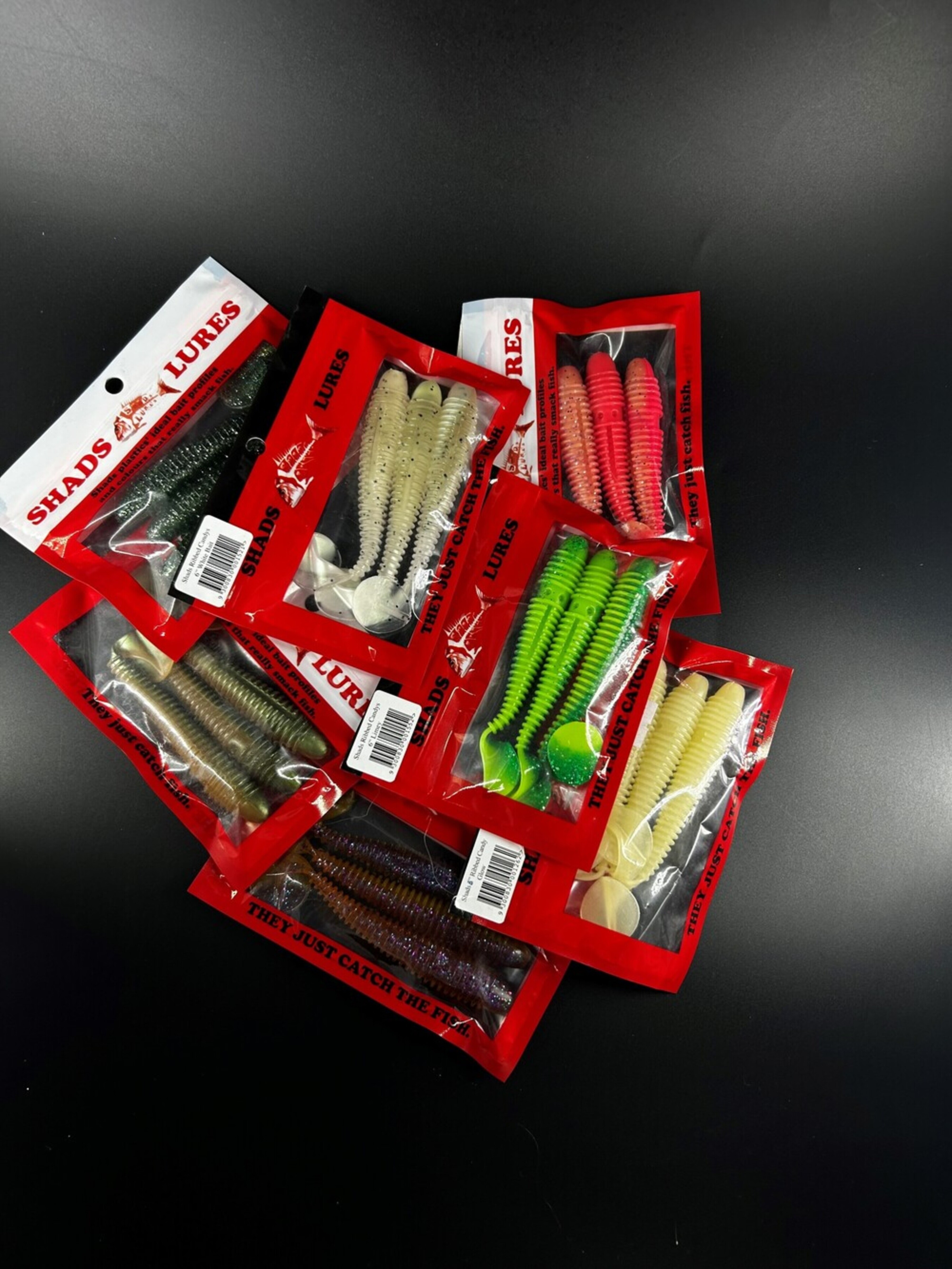SHADS LURES - RIBBED CANDY 6