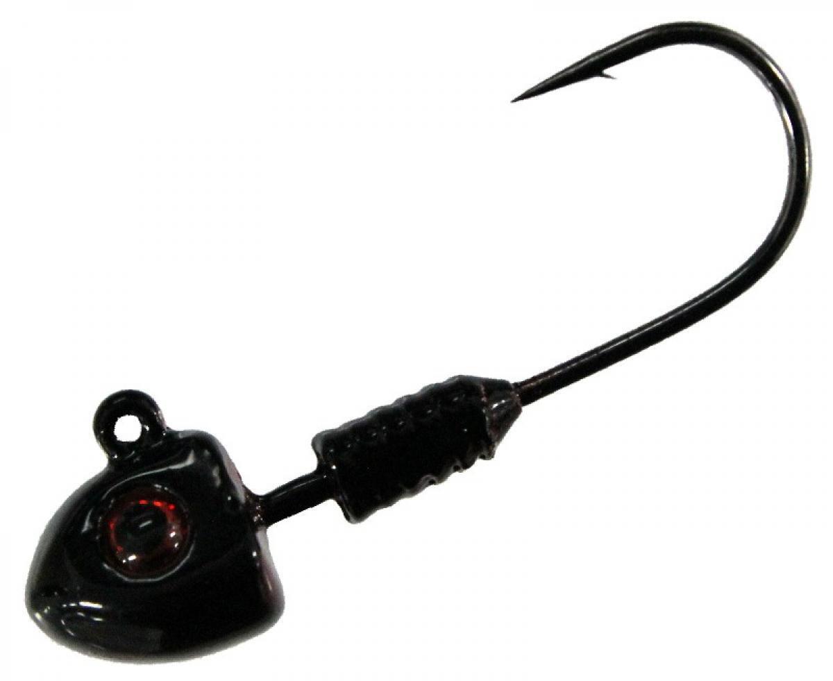 TT LURES - DEMONZ SERIES JIGHEAD  #1 1/6 - 3PK BLACK