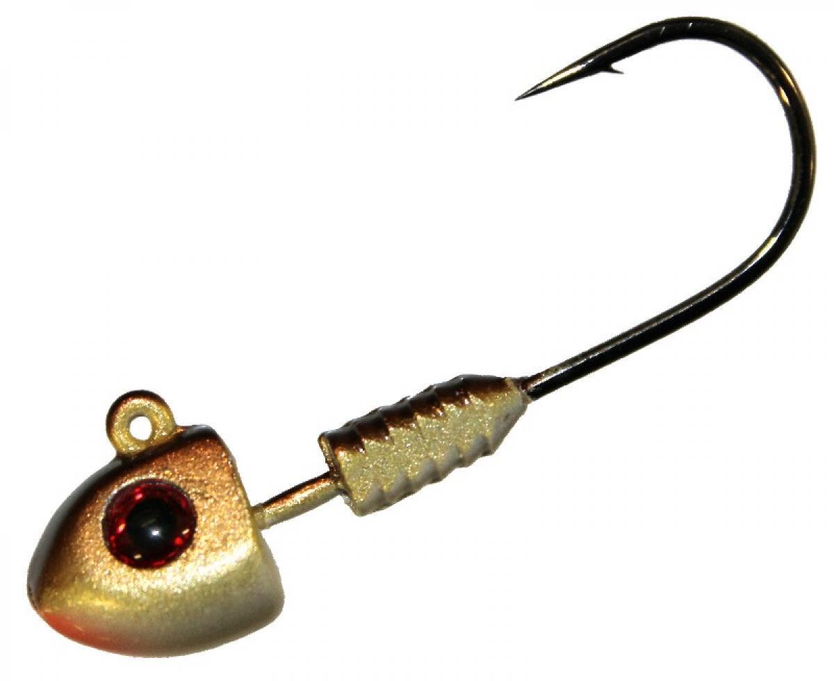 TT LURES - DEMONZ SERIES JIGHEAD  #1 1/4 - 3PK GOLDEN BOY 