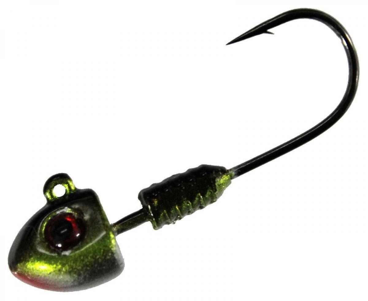 TT LURES - DEMONZ SERIES JIGHEAD  #1 1/6 - 3PK GREEN