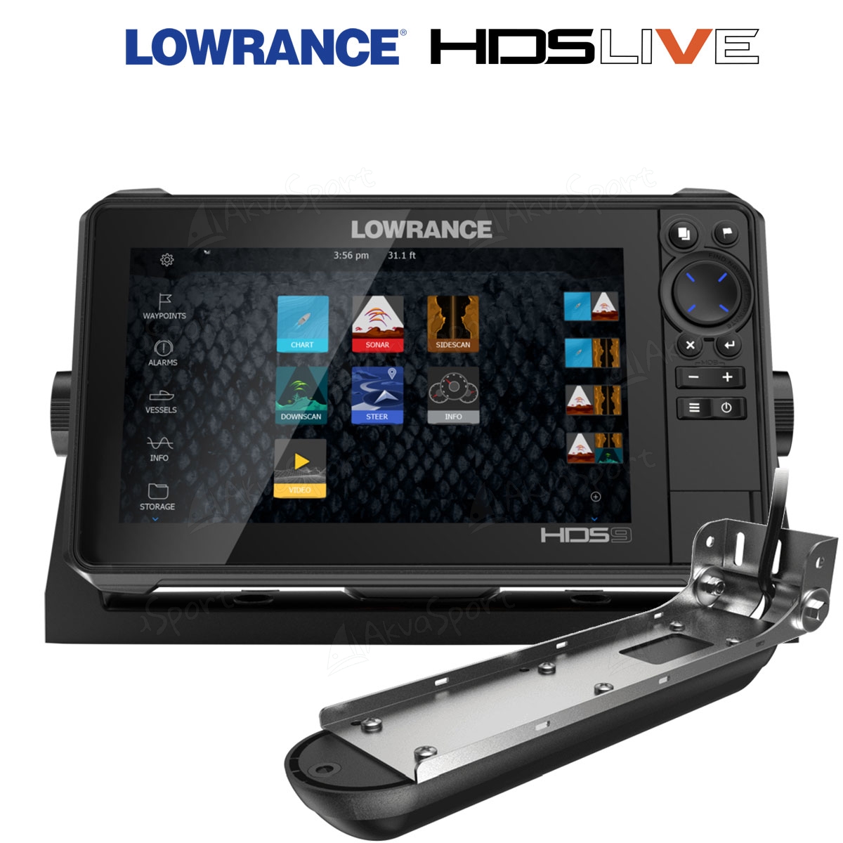 LOWRANCE HDS LIVE 9 W/ 3-1 ACTIVE IMAGING 