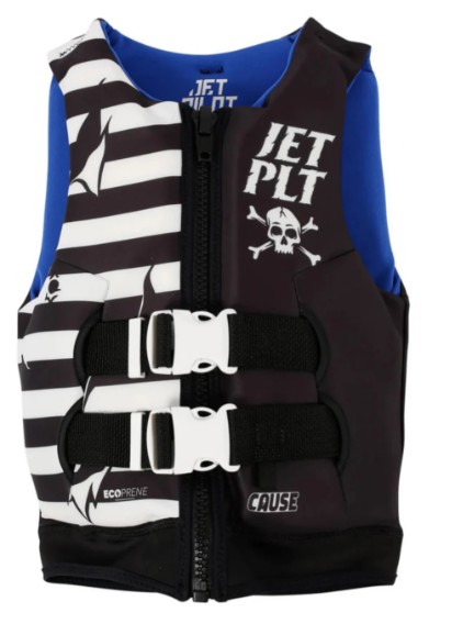 CAUSE BOYS FE ECO VEST - PIRATE BLACK
