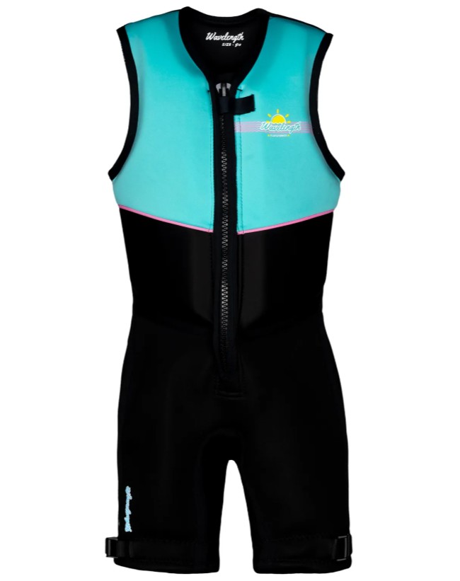 2026 WAVELENGTH JUNIOR BUOYANCY SUIT - NEON MINT