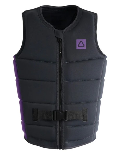2026 FOLLOW CORP MEN'S VEST - BLACK/PURPLE
